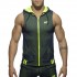 AD355 - SLEEVELESS LOOP-MESH HOODY