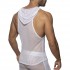 AD968 MESH SLEEVELESS HOODY