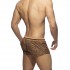 LEOPARD STRIPES SWIM SHORT
