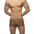 LEOPARD STRIPES SWIM SHORT