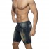 BERMUDA JEANS WITH PATCHES