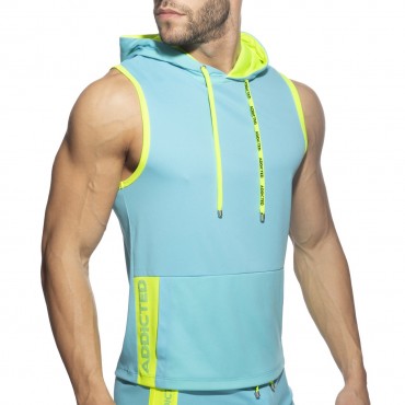 SLEEVELESS AD HOODY