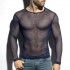 MESH-LONG SLEEVES T-SHIRT
