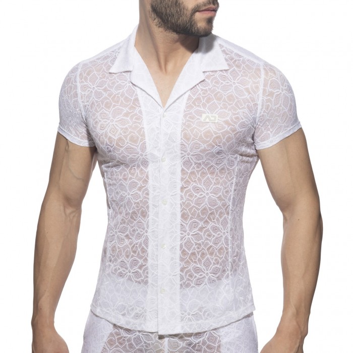 FLOWERY LACE SHIRT