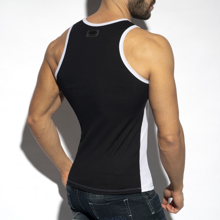 RECYCLED RIB BICOLOR TANK TOP