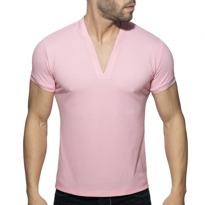 AD V-NECK POLO SHIRT