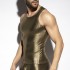 ART DECO METALLIC TANK TOP