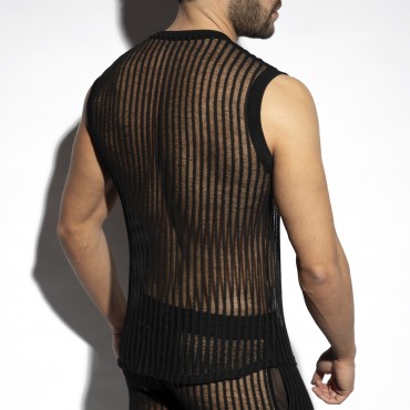 SILHOUETTE SLEEVELESS T-SHIRT