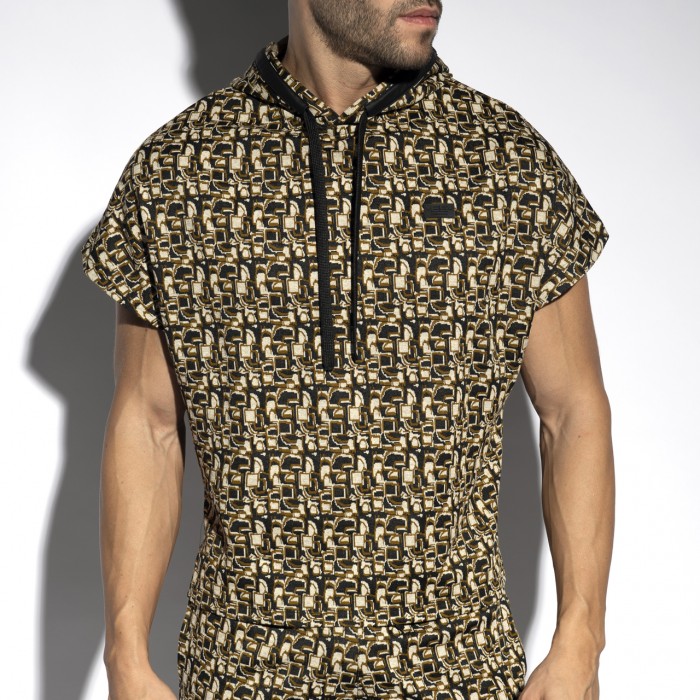 MAZE RELAXED SLEEVELESS HOODY