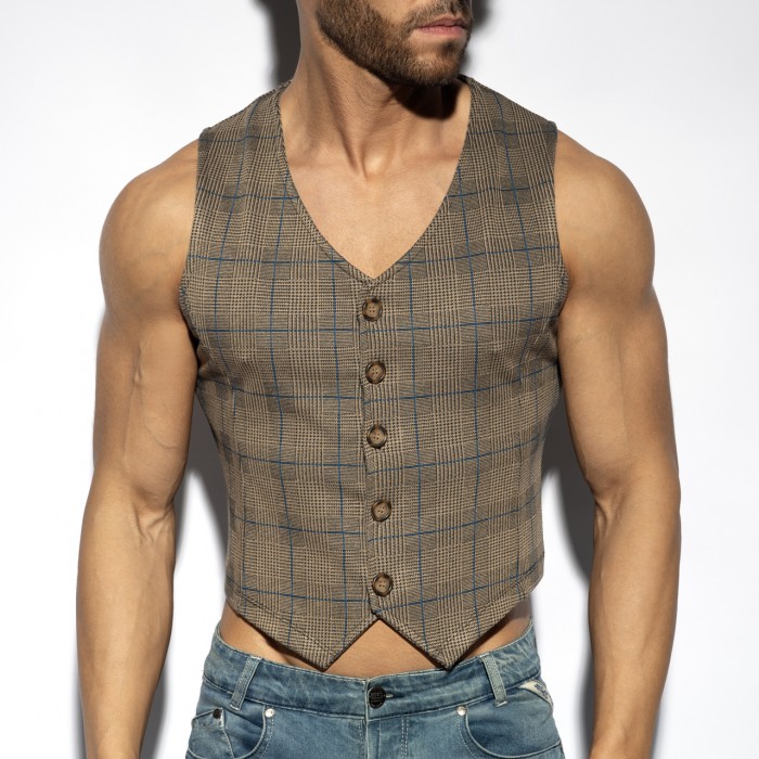 TWEED VEST