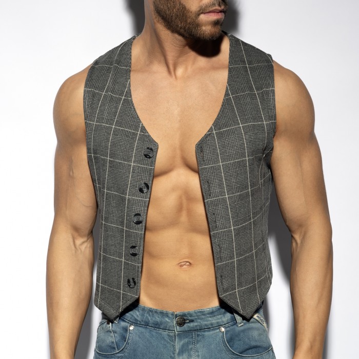 TWEED VEST