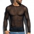 NET LONG SLEEVES T-SHIRT