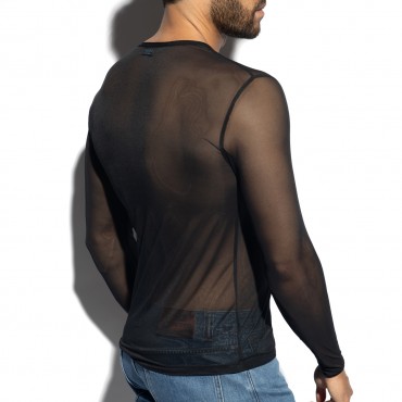 NET LONG SLEEVES T-SHIRT