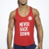 NEVER BACK DOWN TANK TOP
