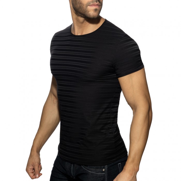 BLACK STRIPES T-SHIRT