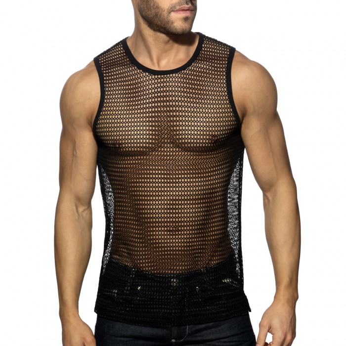 OPENWORK FABRIC TANK TOP