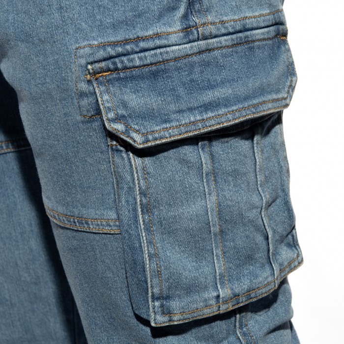 CARGO DENIM JEANS