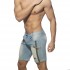 BERMUDA JEANS WITH PATCHES