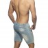 BERMUDA JEANS WITH PATCHES