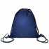 NAVY COTTON BEACH BAG