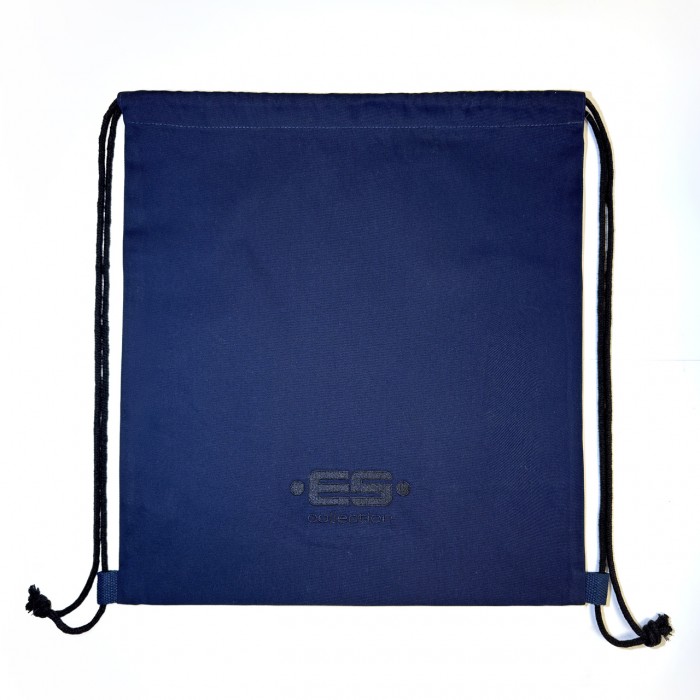 NAVY COTTON BEACH BAG