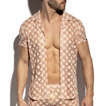 METALLIC BLOOM SHIRT