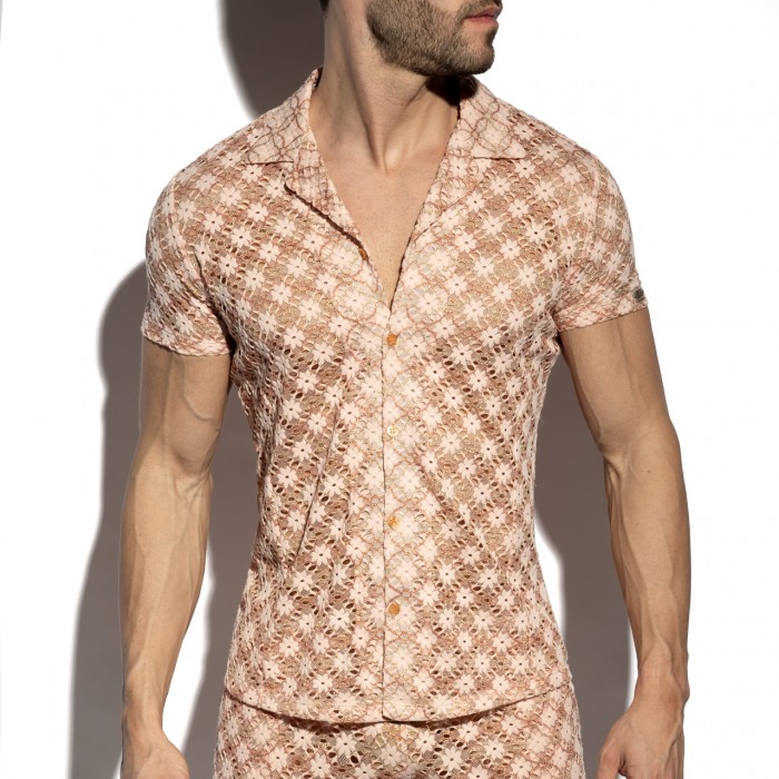 METALLIC BLOOM SHIRT