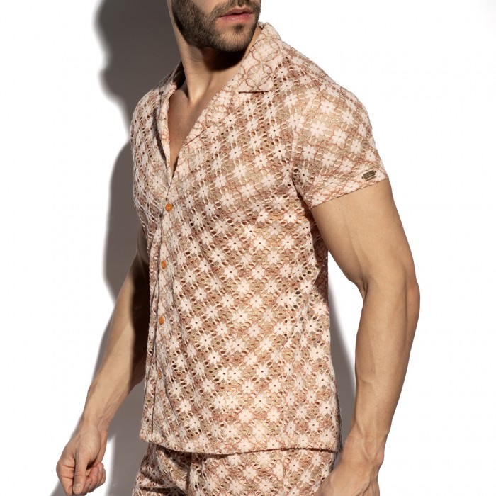 METALLIC BLOOM SHIRT