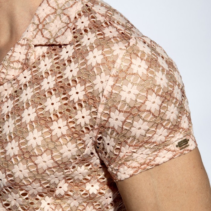 METALLIC BLOOM SHIRT