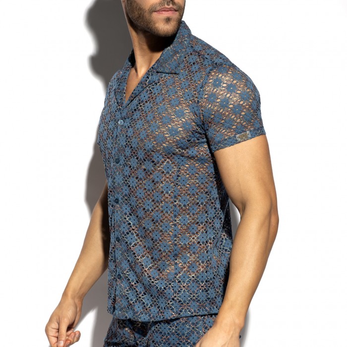 METALLIC BLOOM SHIRT