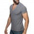 JEANS RIB KNIT POLO SHIRT