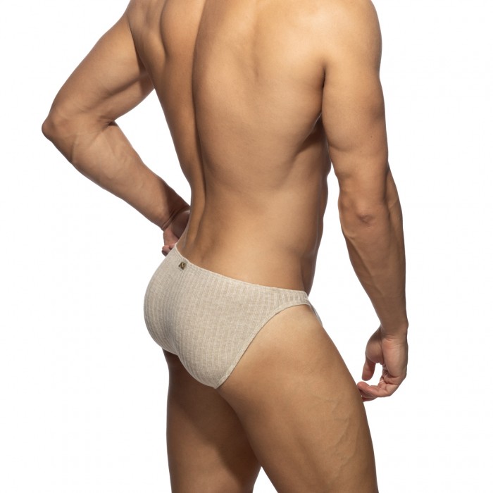 JEANS RIB KNIT BIKINI BRIEF