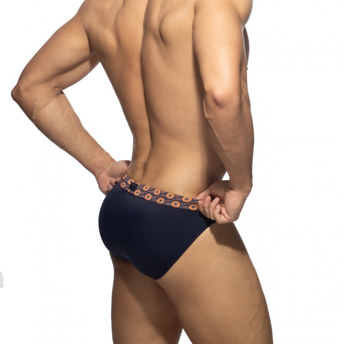 FLOWERY BAND SWIM BIKINI BRIEF