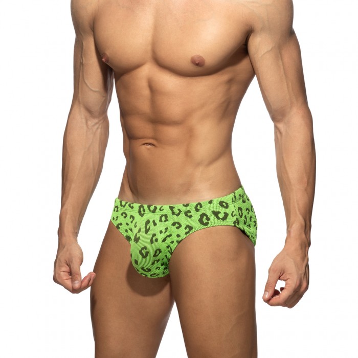 FANTASY LEOPARD SWIM BRIEF