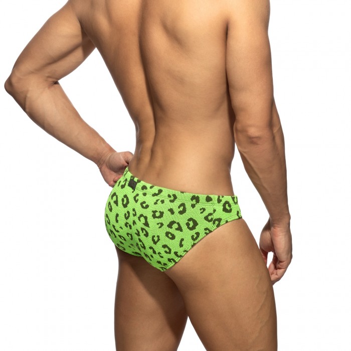 FANTASY LEOPARD SWIM BRIEF