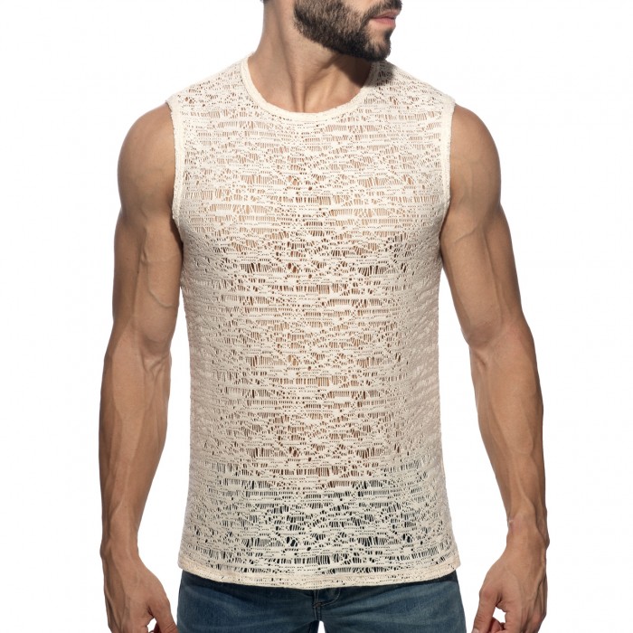 SPIDER NET WIDE TANK TOP