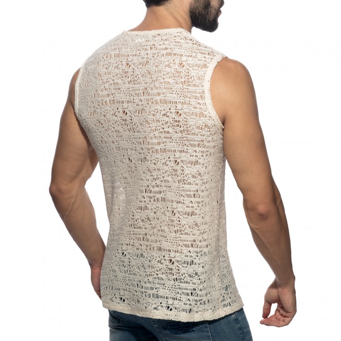 SPIDER NET WIDE TANK TOP