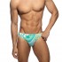 ABSTRACT TERRYCLOTH SWIM BIKINI BRIEF