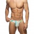 ABSTRACT TERRYCLOTH SWIM MINI BIKINI BRIEF
