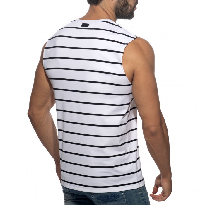 WAVY STRIPES WIDE TANK TOP
