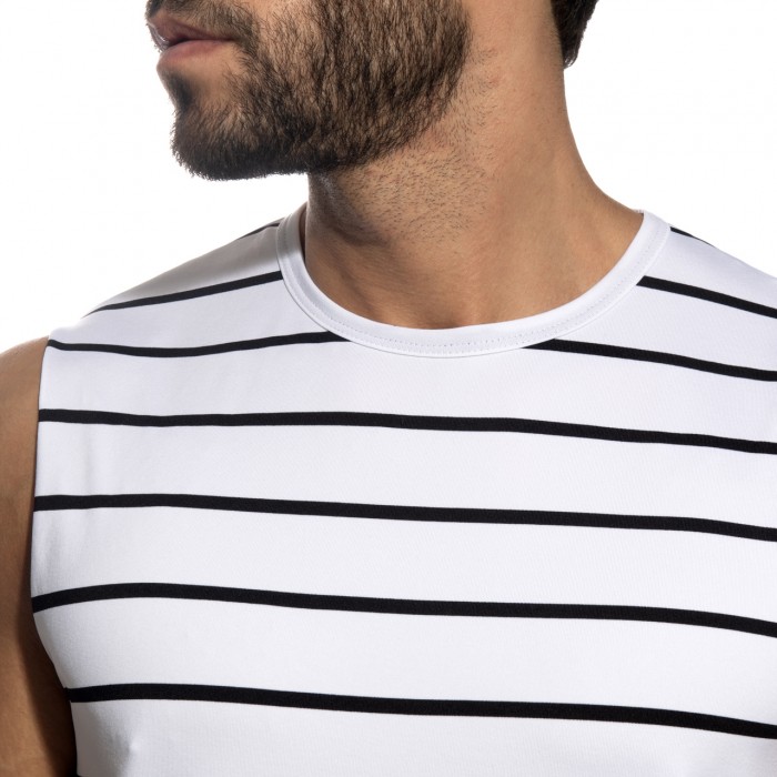 WAVY STRIPES WIDE TANK TOP