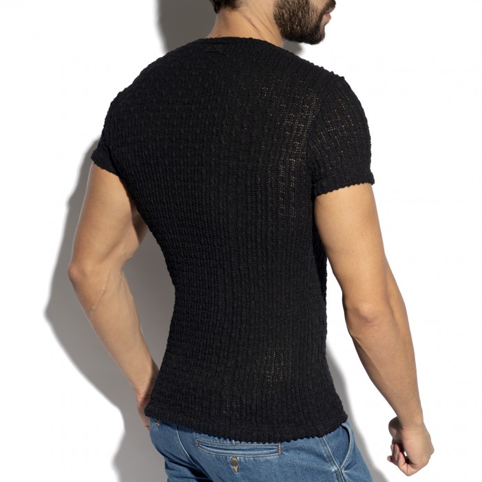 FUZZY CROCHET T-SHIRT