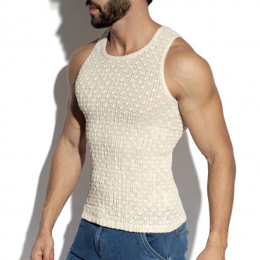 FUZZY CROCHET TANK TOP