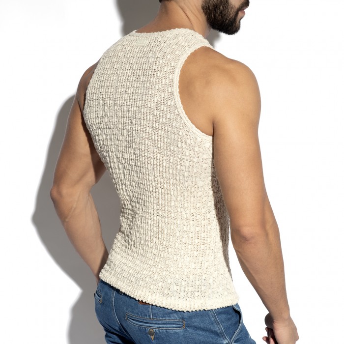 FUZZY CROCHET TANK TOP
