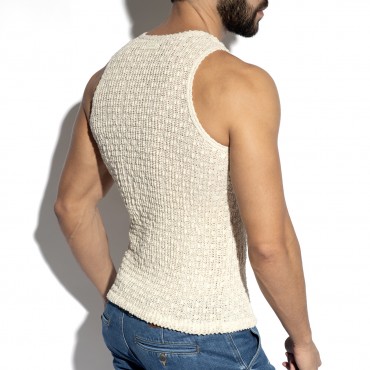 FUZZY CROCHET TANK TOP
