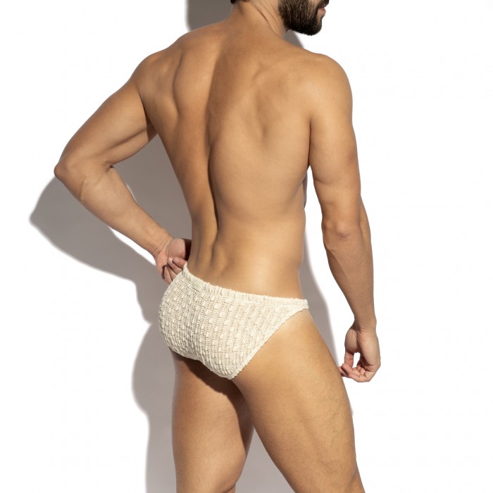 FUZZY CROCHET SWIM BIKINI BRIEF