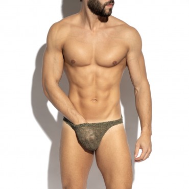 FUZZY CROCHET SWIM BIKINI BRIEF